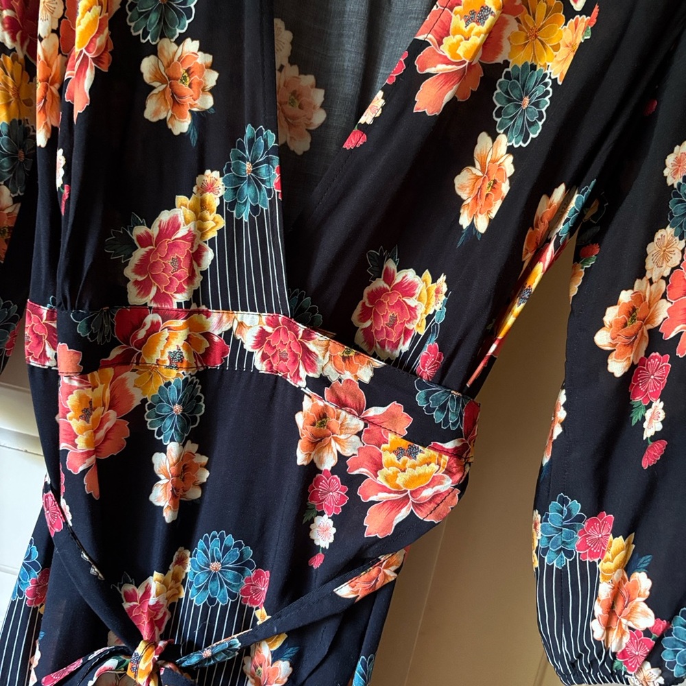 Farm Rio for Anthropologie Floral cottagecore maxi dress